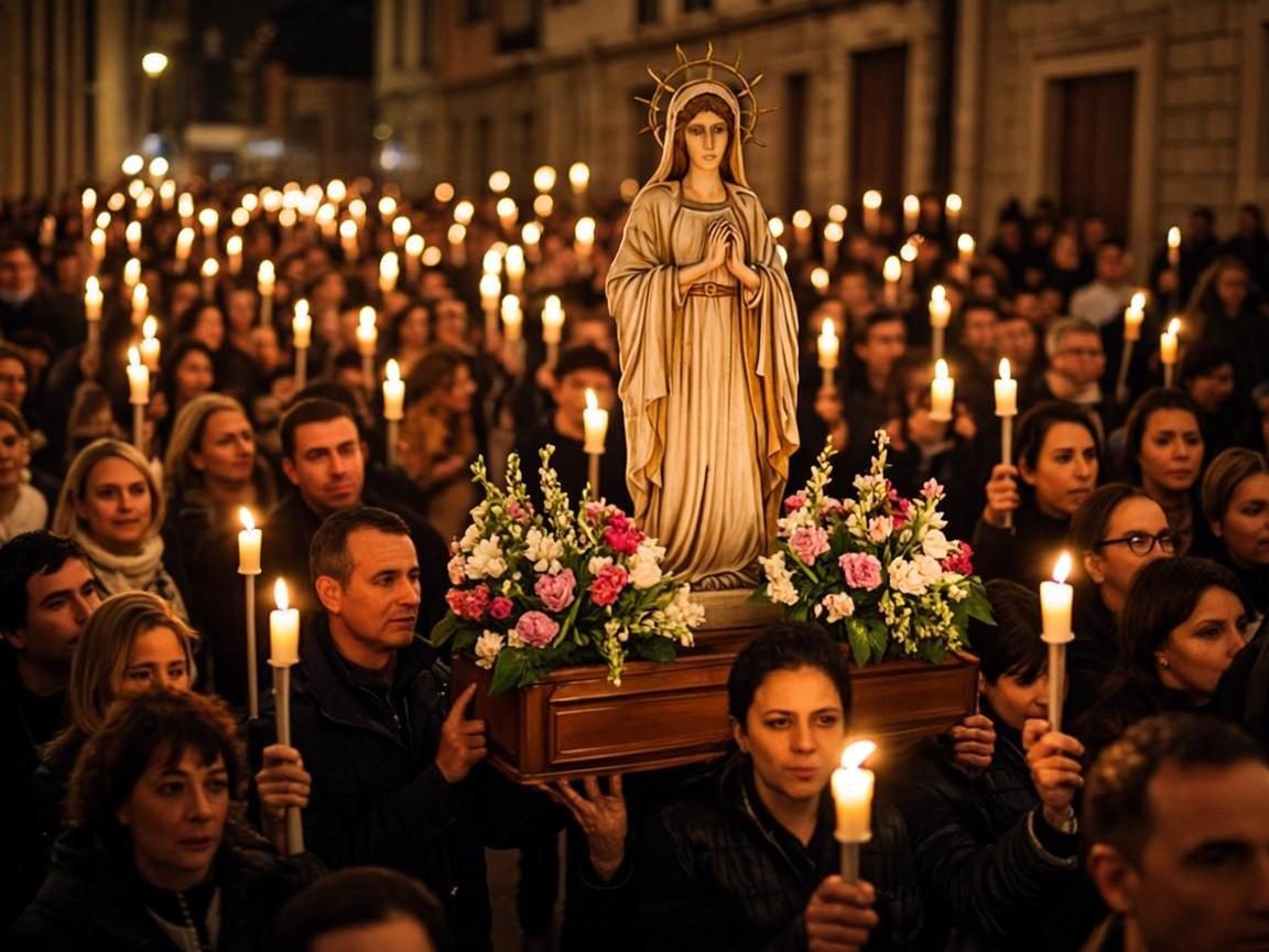Procesión de la Virgen